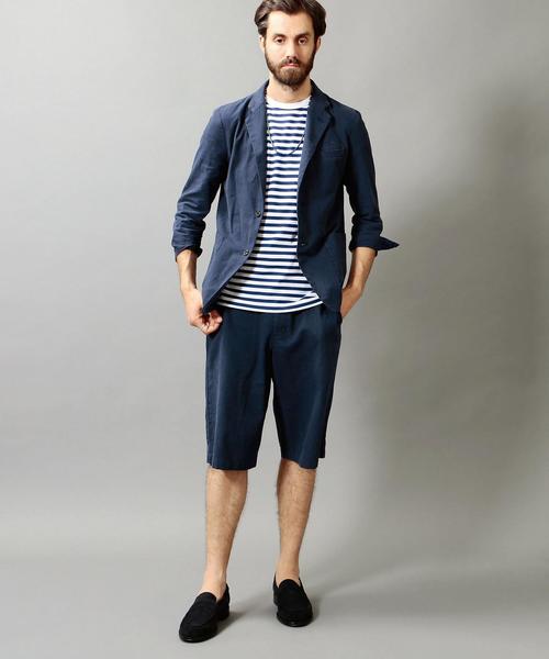 BEAUTY&YOUTH UNITED ARROWS（ビューティーアンドユースユナイテッドアローズ）の「【WEB限定】by ∴ コットン リネン ショートパンツ◆（その他パンツ・メンズ・ネイビー/ベージュ・LARGE/MEDIUM/SMALL）」の13枚目の写真