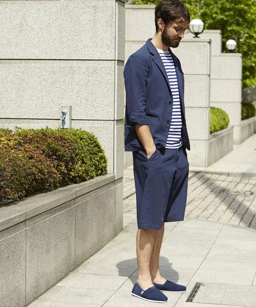 BEAUTY&YOUTH UNITED ARROWS（ビューティーアンドユースユナイテッドアローズ）の「【WEB限定】by ∴ コットン リネン ショートパンツ◆（その他パンツ・メンズ・ネイビー/ベージュ・LARGE/MEDIUM/SMALL）」の14枚目の写真