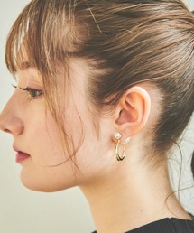 Noela（ノエラ）の「カーブパールポイントピアス（ピアス（両耳用））」