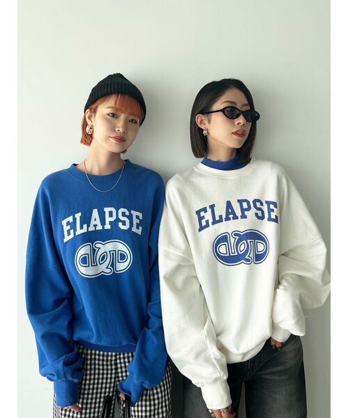 EMODA(エモダ)の「マークロゴオーバートップ(Tシャツ/カットソー・レディース・ピンク/ホワイト/ブラック/ブルー/グレー・FREE)」の13枚目の写真