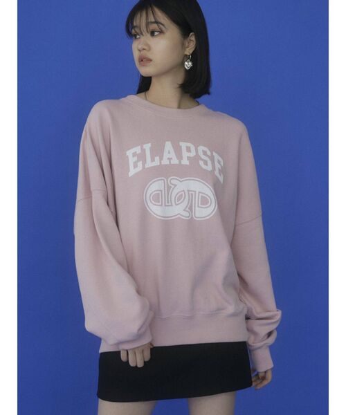 EMODA(エモダ)の「マークロゴオーバートップ(Tシャツ/カットソー・レディース・ピンク/ホワイト/ブラック/ブルー/グレー・FREE)」の16枚目の写真