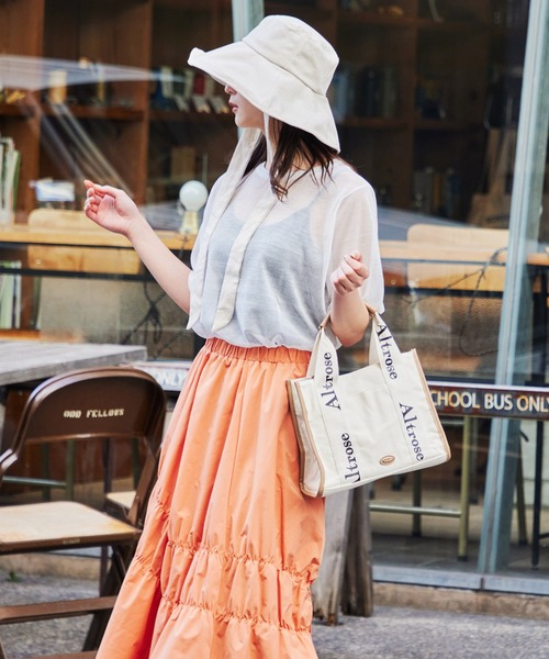 ALTROSE（アルトローズ）の「ロゴテープ パイピング キャンバス 2WAY トートバッグ  リリー（トートバッグ・レディース・ブラック/ブルー/ベージュ/ブラウン・FREE）」の14枚目の写真