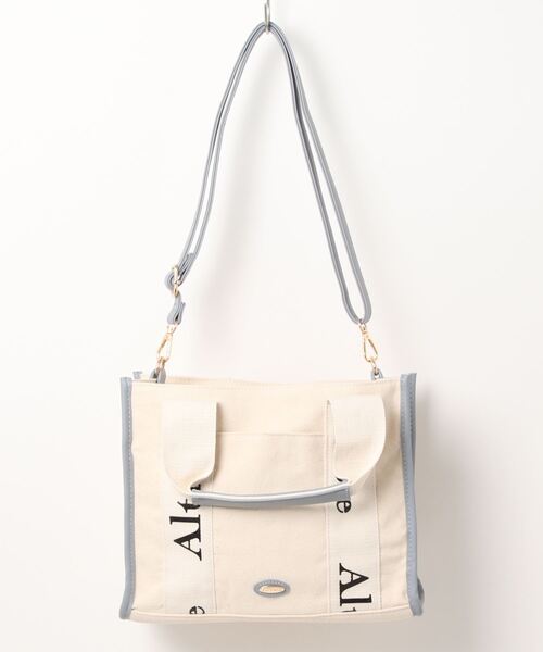 ALTROSE（アルトローズ）の「ロゴテープ パイピング キャンバス 2WAY トートバッグ  リリー（トートバッグ・レディース・ブラック/ブルー/ベージュ/ブラウン・FREE）」の18枚目の写真