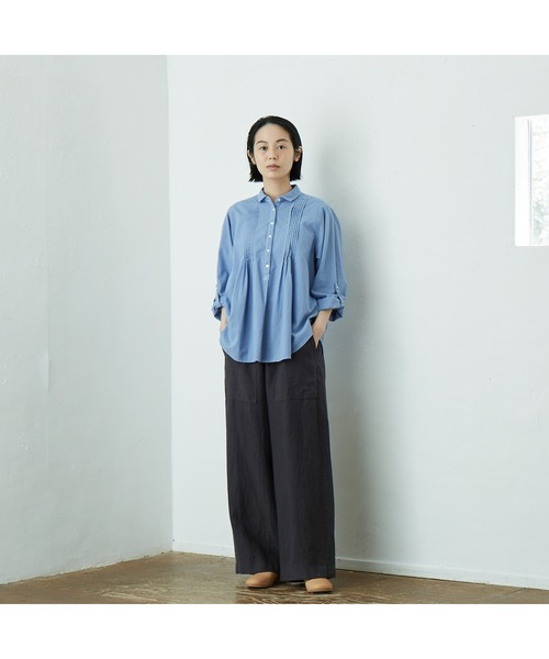 IKKUNA（イクナ）の「pin-tucked shirt（シャツ/ブラウス）」 - WEAR