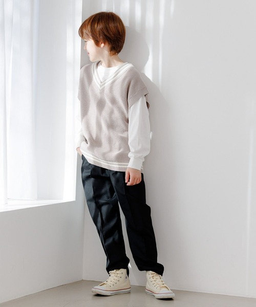 GLOBAL WORK（グローバルワーク）の「ラインニットベストセットプルオーバー/124975（その他トップス・キッズ・ブラック/グレー系その他2・150cm/110cm/130cm/140cm/160cm/100cm/120cm）」の12枚目の写真