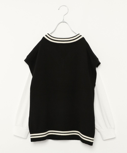 GLOBAL WORK（グローバルワーク）の「ラインニットベストセットプルオーバー/124975（その他トップス・キッズ・ブラック/グレー系その他2・150cm/110cm/130cm/140cm/160cm/100cm/120cm）」の18枚目の写真