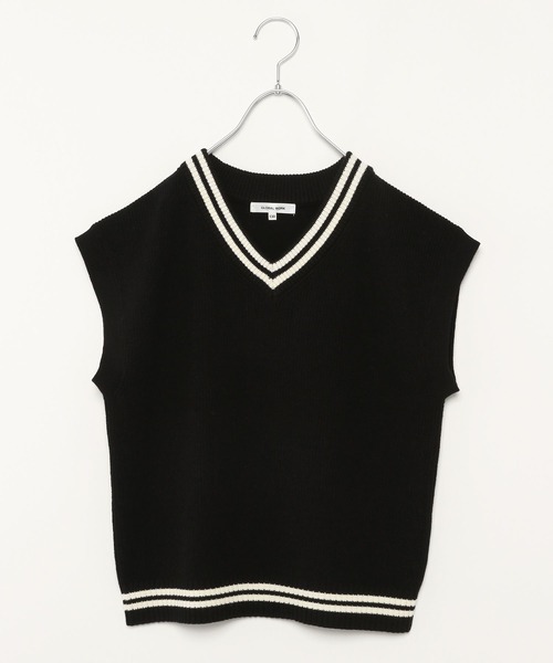 GLOBAL WORK（グローバルワーク）の「ラインニットベストセットプルオーバー/124975（その他トップス・キッズ・ブラック/グレー系その他2・150cm/110cm/130cm/140cm/160cm/100cm/120cm）」の19枚目の写真