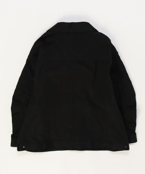 ANREALAGE(アンリアレイジ)の「ANREALAGE(アンリアレイジ)SPACESUIT OVERSIZE G-JACKET(デニムジャケット・メンズ・ブラック・F)」の2枚目の写真