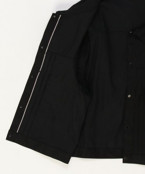 ANREALAGE(アンリアレイジ)の「ANREALAGE(アンリアレイジ)SPACESUIT OVERSIZE G-JACKET(デニムジャケット・メンズ・ブラック・F)」の3枚目の写真