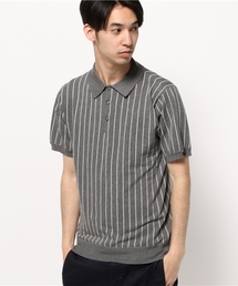 Lui's | Lui's(ルイス) ストライプニットポロシャツ(ポロシャツ)