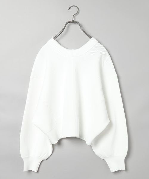 JEANASIS（ジーナシス）の「2WAYドルマンクルーカーディガン/190318（カーディガン/ボレロ・レディース・ホワイト/ブラック/オレンジ・FREE）」の11枚目の写真