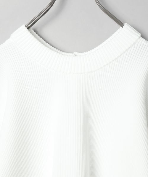 JEANASIS（ジーナシス）の「2WAYドルマンクルーカーディガン/190318（カーディガン/ボレロ・レディース・ホワイト/ブラック/オレンジ・FREE）」の7枚目の写真