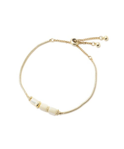 JILL by JILL STUART（ジルバイジルスチュアート）の「◇２連クリアストーンブレスレット（ブレスレット・レディース・ホワイト・FREE）」の3枚目の写真