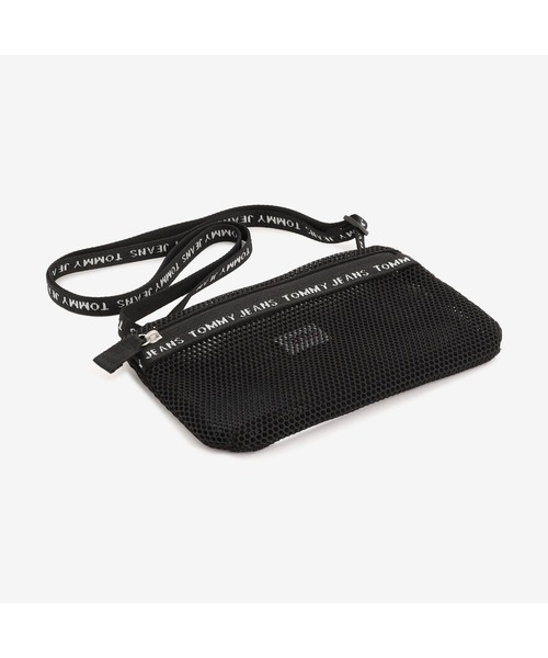 tommy jeans（トミー ジーンズ）の「エッセンシャルメッシュサコッシュ（ショルダーバッグ・メンズ・ブラック・FREE）」の8枚目の写真