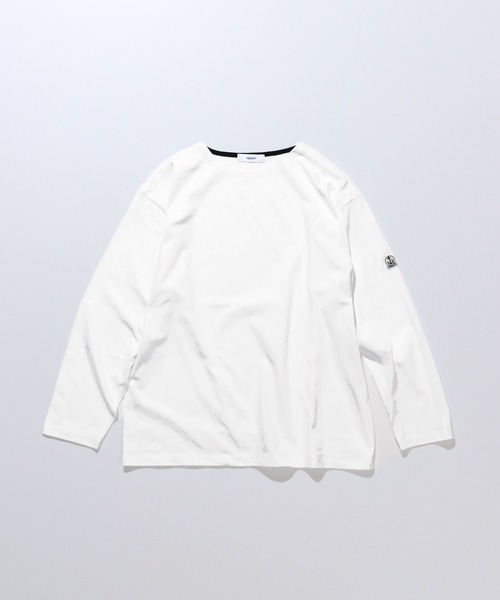 FIDELITY(フィデリティ)の「N/C BASQUE SHIRT / バスクシャツ(Tシャツ/カットソー・メンズ・オフホワイト/ダークグリーン/ブラック・MEDIUM/LARGE)」の8枚目の写真