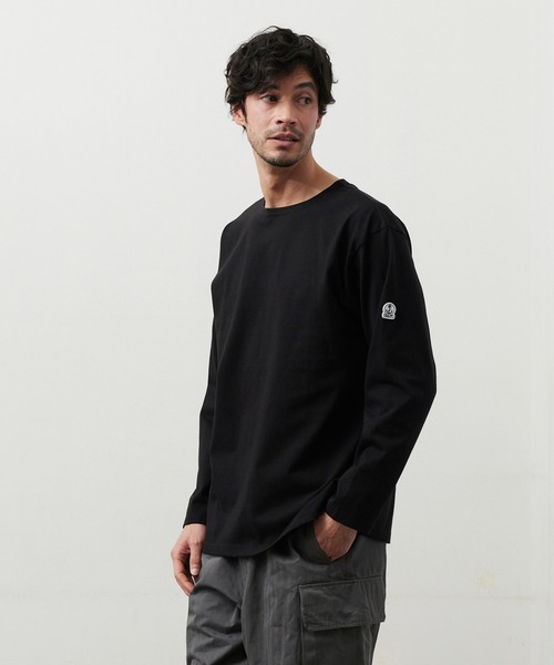 FIDELITY(フィデリティ)の「N/C BASQUE SHIRT / バスクシャツ(Tシャツ/カットソー・メンズ・オフホワイト/ダークグリーン/ブラック・MEDIUM/LARGE)」の13枚目の写真