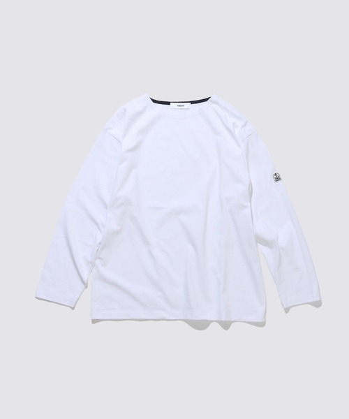 FIDELITY(フィデリティ)の「N/C BASQUE SHIRT / バスクシャツ(Tシャツ/カットソー・メンズ・オフホワイト/ダークグリーン/ブラック・MEDIUM/LARGE)」の19枚目の写真