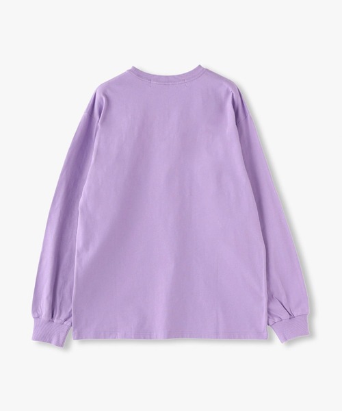 ANNA SUI NYC（アナ スイ エヌ ワイ シー）の「ANNA SUI NYC ベーシックロゴ刺繍ロンTEE（Tシャツ/カットソー・レディース・ブラック/パープル/ホワイト・M/L/XL）」の4枚目の写真