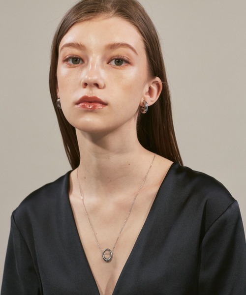 ciite' surgical stainless（シーテサージカルステンレス）の「【 金属アレルギー対応 】 オーバルモチーフネックレス サージカルステンレス 316L（ネックレス・レディース・シルバー/ゴールド・FREE）」の8枚目の写真