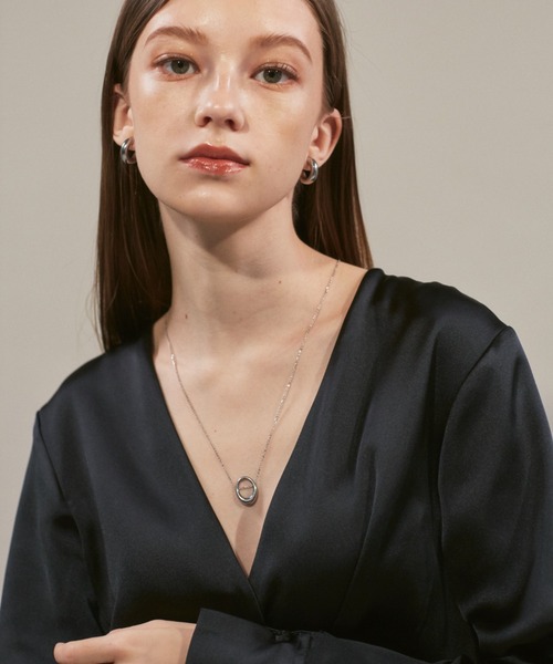 ciite' surgical stainless（シーテサージカルステンレス）の「【 金属アレルギー対応 】 オーバルモチーフネックレス サージカルステンレス 316L（ネックレス・レディース・シルバー/ゴールド・FREE）」の10枚目の写真