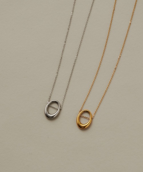 ciite' surgical stainless（シーテサージカルステンレス）の「【 金属アレルギー対応 】 オーバルモチーフネックレス サージカルステンレス 316L（ネックレス・レディース・シルバー/ゴールド・FREE）」の12枚目の写真