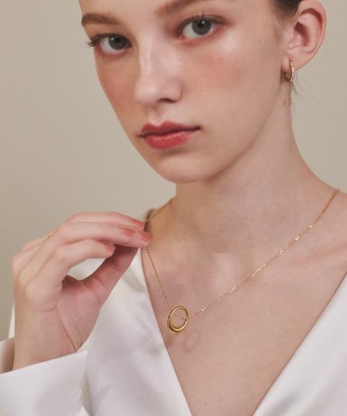 ciite' surgical stainless（シーテサージカルステンレス）の「【 金属アレルギー対応 】 オーバルモチーフネックレス サージカルステンレス 316L（ネックレス・レディース・シルバー/ゴールド・FREE）」の14枚目の写真