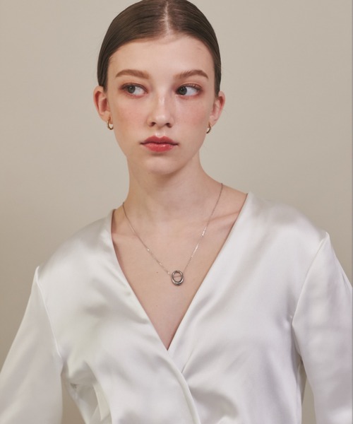 ciite' surgical stainless（シーテサージカルステンレス）の「【 金属アレルギー対応 】 オーバルモチーフネックレス サージカルステンレス 316L（ネックレス・レディース・シルバー/ゴールド・FREE）」の16枚目の写真