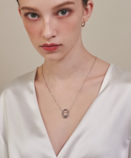 ciite' surgical stainless（シーテサージカルステンレス）の「【 金属アレルギー対応 】 オーバルモチーフネックレス サージカルステンレス 316L（ネックレス・レディース・シルバー/ゴールド・FREE）」の17枚目の写真