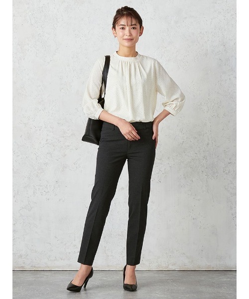 Perfect Suit FActory（パーフェクトスーツファクトリー）の「かるいかばん　トートバッグ　オフホワイト/ブラック/ブルー（トートバッグ・レディース・ブラック・FREE）」の4枚目の写真