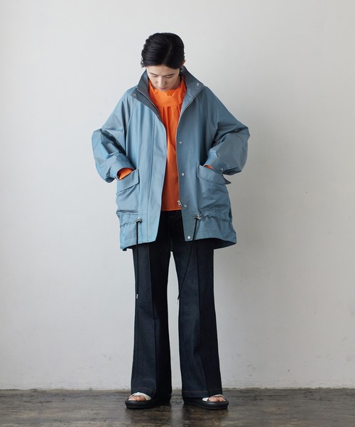 LANVIN en Bleu（ランバンオンブルー）の「シャンブレーフーディー 