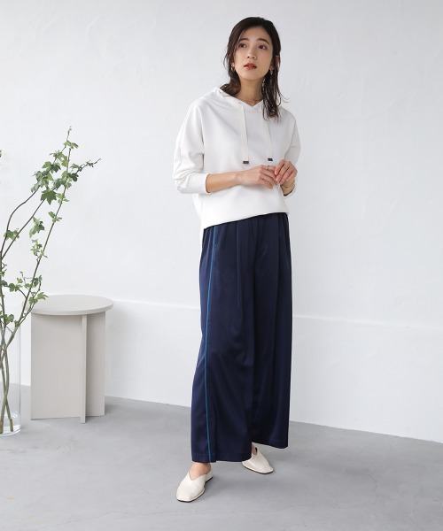 Bou Jeloud(ブージュルード)の「ラインカラーパンツ(その他パンツ・レディース・ネイビー/イエロー・38)」の7枚目の写真
