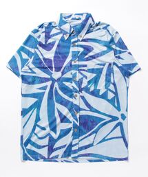 Maunaloa（マウナロア）の「【Maunaloa】Ocean Blue Bird ティアレタパMEN'Sシャツ（シャツ/ブラウス）」