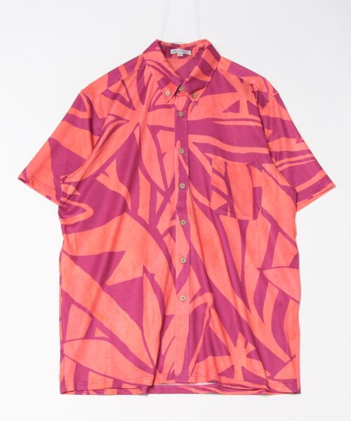 Maunaloa(マウナロア)の「【Maunaloa】Ocean Blue Bird ティアレタパMEN'Sシャツ(シャツ/ブラウス・メンズ・パープル/グリーン/ライトブルー/オレンジ/ブラック・L/M)」の17枚目の写真