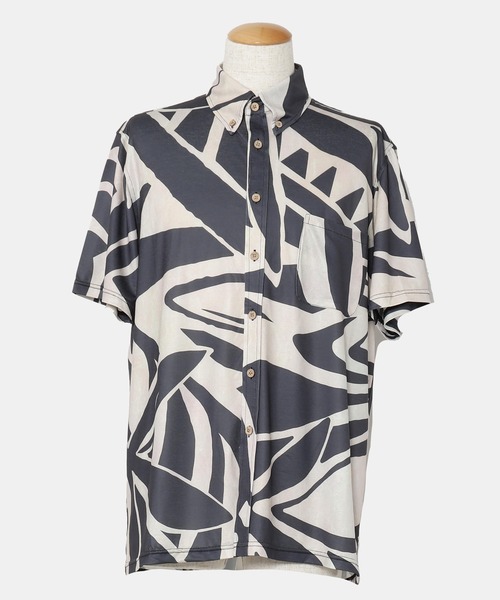 Maunaloa(マウナロア)の「【Maunaloa】Ocean Blue Bird ティアレタパMEN'Sシャツ(シャツ/ブラウス・メンズ・パープル/グリーン/ライトブルー/オレンジ/ブラック・L/M)」の11枚目の写真