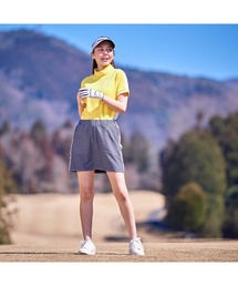 marie claire GOLF/マリクレール ゴルフ ゴルフウェア UVカット ストレッチ モックネック 半袖 シャツ