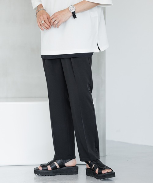 RAGEBLUE（レイジブルー）の「ラグイージー/テーパードスラックス（スラックス・メンズ・グリーン系その他/ブラック/グレー/ブラウン・LARGE/MEDIUM/SMALL）」の2枚目の写真