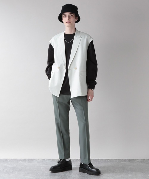 RAGEBLUE（レイジブルー）の「ラグイージー/テーパードスラックス（スラックス・メンズ・グリーン系その他/ブラック/グレー/ブラウン・LARGE/MEDIUM/SMALL）」の11枚目の写真