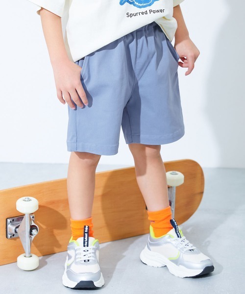 devirock（デビロック）の「よくばりストレッチ ツイル ハーフパンツ（その他パンツ・キッズ・ブラック/グレー系その他/ダークグリーン/ライトカーキ/パープル系その他/テラコッタ/ダークベージュ/チャコール/グリーン系6/ブルー系その他3/ピンクベージュ/パープル系その他2/ブルー系その他2/レッド系/グリーン系1/ネイビー/ブルー系/ピンク系・80ｃｍ/90cm/100cm/120cm/130cm/140cm/150cm/160cm/110cm）」の13枚目の写真