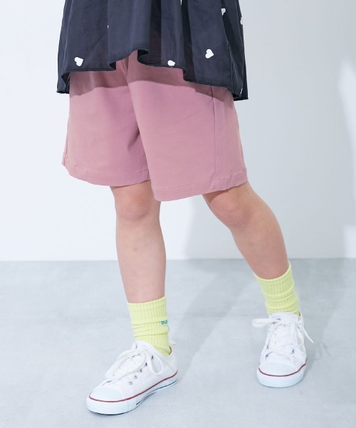 devirock（デビロック）の「よくばりストレッチ ツイル ハーフパンツ（その他パンツ・キッズ・ブラック/グレー系その他/ダークグリーン/ライトカーキ/パープル系その他/テラコッタ/ダークベージュ/チャコール/グリーン系6/ブルー系その他3/ピンクベージュ/パープル系その他2/ブルー系その他2/レッド系/グリーン系1/ネイビー/ブルー系/ピンク系・80ｃｍ/90cm/100cm/120cm/130cm/140cm/150cm/160cm/110cm）」の17枚目の写真