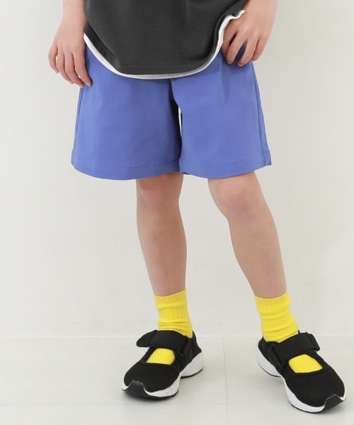 devirock（デビロック）の「よくばりストレッチ ツイル ハーフパンツ（その他パンツ・キッズ・ブラック/グレー系その他/ダークグリーン/ライトカーキ/パープル系その他/テラコッタ/ダークベージュ/チャコール/グリーン系6/ブルー系その他3/ピンクベージュ/パープル系その他2/ブルー系その他2/レッド系/グリーン系1・80ｃｍ/90cm/100cm/120cm/130cm/140cm/150cm/160cm/110cm）」の11枚目の写真