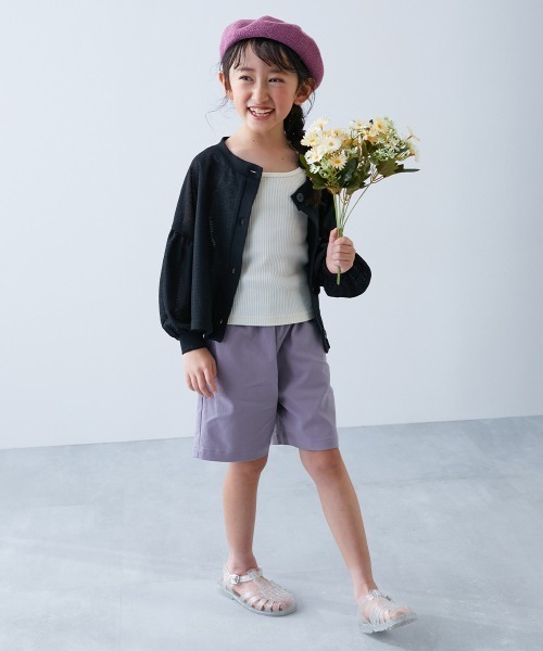 devirock（デビロック）の「よくばりストレッチ ツイル ハーフパンツ（その他パンツ・キッズ・ブラック/グレー系その他/ダークグリーン/ライトカーキ/パープル系その他/テラコッタ/ダークベージュ/チャコール/グリーン系6/ブルー系その他3/ピンクベージュ/パープル系その他2/ブルー系その他2/レッド系/グリーン系1・80ｃｍ/90cm/100cm/120cm/130cm/140cm/150cm/160cm/110cm）」の18枚目の写真