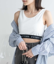 WEGO | WEGO/ロゴテープデザインタンク(キャミソール)