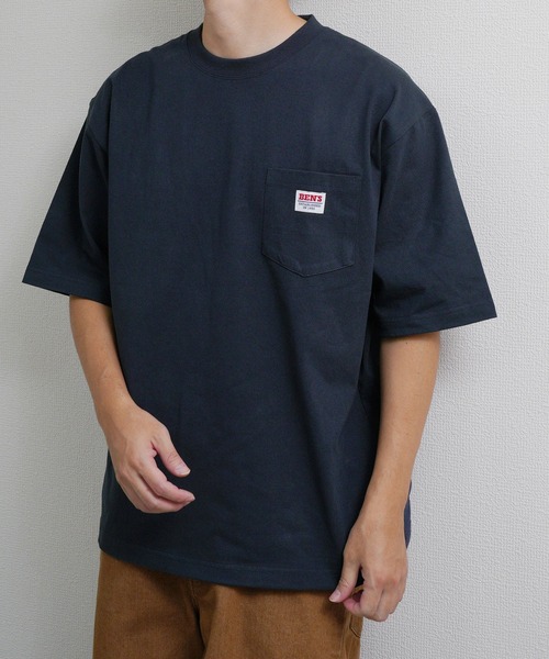 BEN DAVIS（ベンデイビス）の「【別注】【BEN DAVIS】 ピスネーム ポケット 半袖Tシャツ（Tシャツ/カットソー・メンズ・ホワイト/グリーン/アクア/イエロー/ブラック/オートミール/ブルー/チャコール/グリーン系/パープル/ネイビー/ミックスグレー/オレンジ/マスタード/グリーン系その他2/ホワイト系/ワイン/ブラウン/ネイビー系・MEDIUM/LARGE/SMALL/X-LARGE）」の14枚目の写真