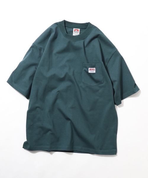 BEN DAVIS（ベンデイビス）の「【別注】【BEN DAVIS】 ピスネーム ポケット 半袖Tシャツ（Tシャツ/カットソー・メンズ・ホワイト/グリーン/アクア/イエロー/ブラック/オートミール/ブルー/チャコール/グリーン系/パープル/ネイビー/ミックスグレー/オレンジ/マスタード/グリーン系その他2/ホワイト系/ワイン/ブラウン/ネイビー系・MEDIUM/LARGE/SMALL/X-LARGE）」の12枚目の写真