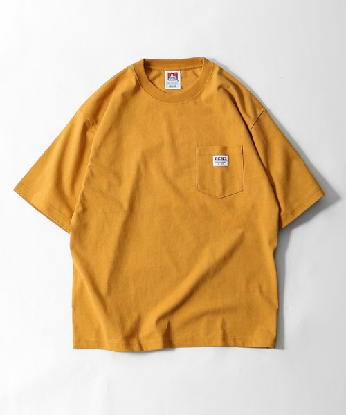 BEN DAVIS（ベンデイビス）の「【別注】【BEN DAVIS】 ピスネーム ポケット 半袖Tシャツ（Tシャツ/カットソー・メンズ・ホワイト/グリーン/アクア/イエロー/ブラック/オートミール/ブルー/チャコール/グリーン系/パープル/ネイビー/ミックスグレー/オレンジ/マスタード/グリーン系その他2/ホワイト系/ワイン/ブラウン/ネイビー系・MEDIUM/LARGE/SMALL/X-LARGE）」の17枚目の写真