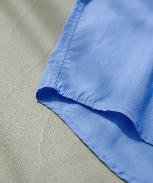 MONO-MART（モノマート）の「ワイドリラックスレギュラーカラーS/Sシャツ（シャツ/ブラウス・メンズ・ブラック/ブルー/ベージュ/ホワイト/ライトグレー/ブルー系/ベージュ系/グリーン系/ブラック系1/チャコールグレー/グレー系1/ブルー系2・L/M）」の22枚目の写真