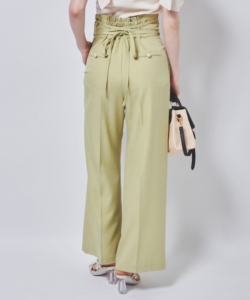 31 Sons de mode（トランテアン　ソン　ドゥ　モード）の「クロスベルトワイドパンツ（その他パンツ・レディース・ブラック/ピンク/ライトグリーン・36/38）」の14枚目の写真