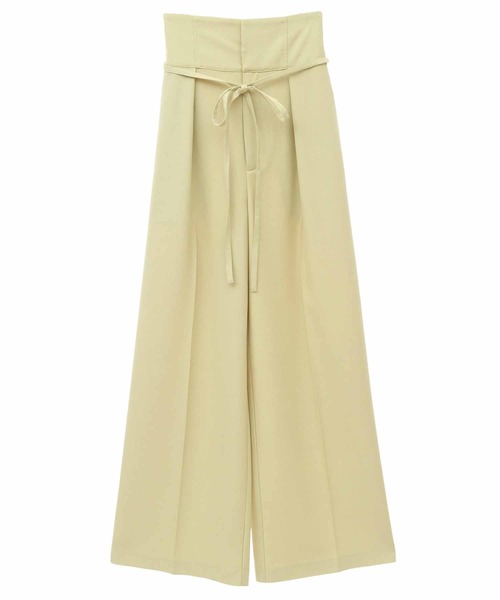 31 Sons de mode（トランテアン　ソン　ドゥ　モード）の「クロスベルトワイドパンツ（その他パンツ・レディース・ブラック/ピンク/ライトグリーン・36/38）」の5枚目の写真