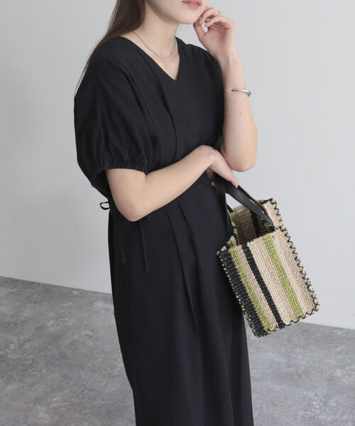 POMTATA（ポンタタ）の「【POMTATA/ポンタタ】STR TOTE M（かごバッグ・レディース・パープル系その他4/グリーン系その他3・FREE）」の6枚目の写真