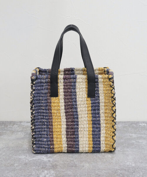 POMTATA（ポンタタ）の「【POMTATA/ポンタタ】STR TOTE M（かごバッグ・レディース・パープル系その他4/グリーン系その他3・FREE）」の9枚目の写真